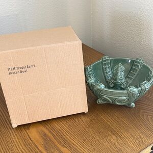 Disney’s Trader Sam's Kraken Ceramic Bowl - Green